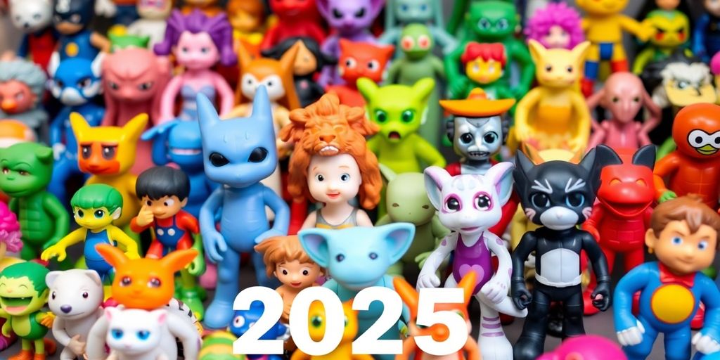 Bunte Sammelfiguren, die Kinder begeistern werden.