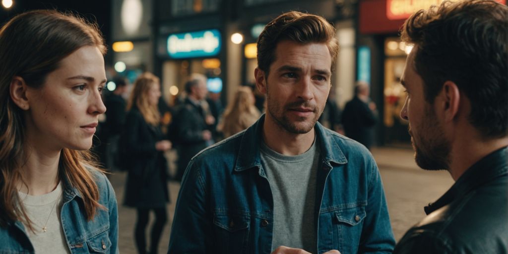 Three people discussing needs and boundaries in polyamorous relationships.