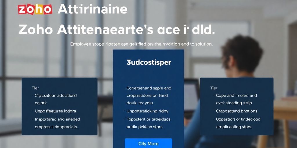 Zoho Attendance pricing plans.