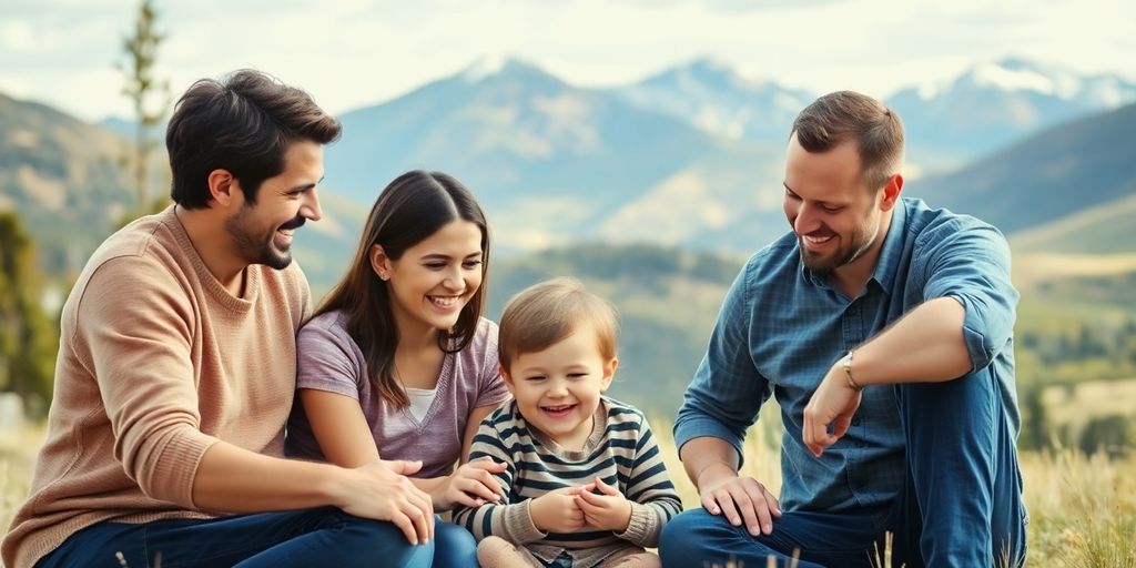 Family enjoying ABA therapy session in Colorado outdoors.
