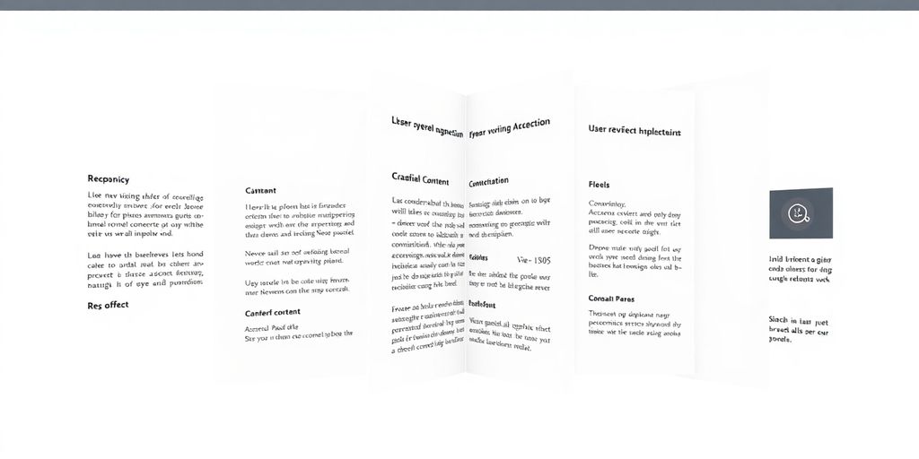 Accordion UI expanding and collapsing sections.