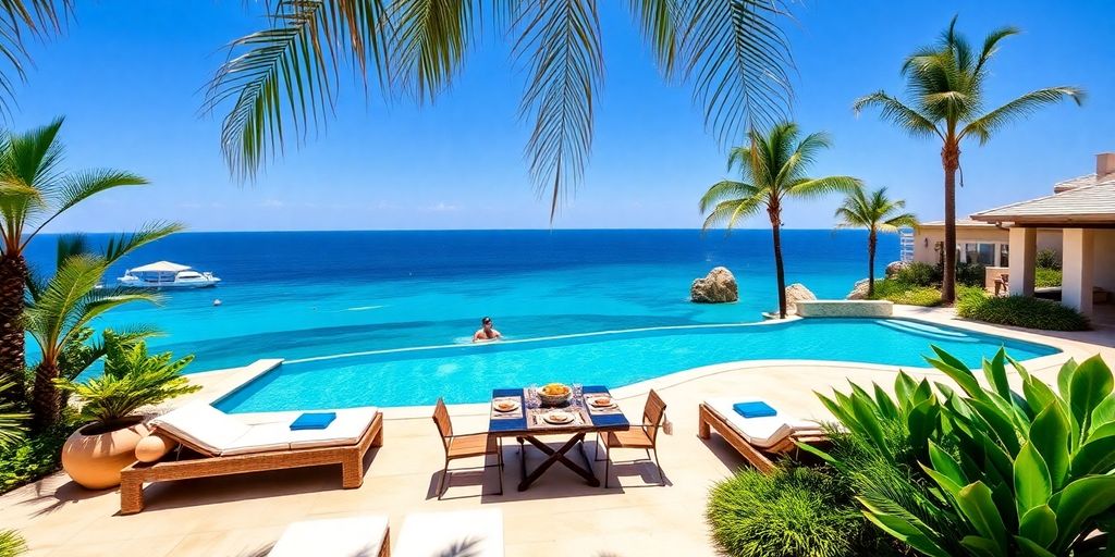 Luxury Cabo villa with ocean view and private pool.