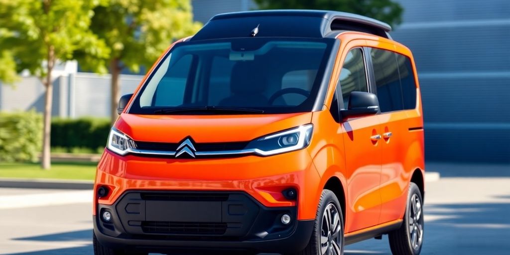 Citroen AMI Cargo van parked outdoors.