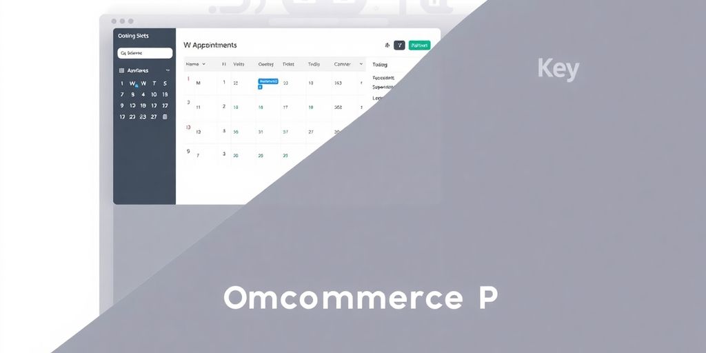 WooCommerce bookings plugin interface.