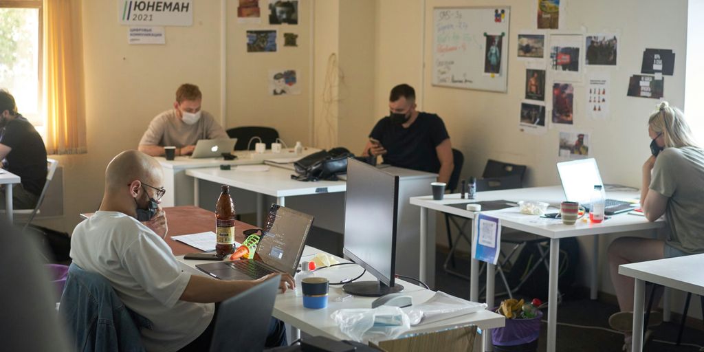 people sitting at the table