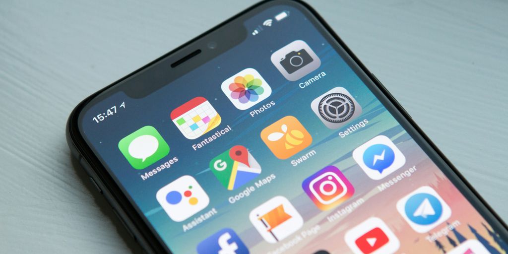 space gray iPhone X