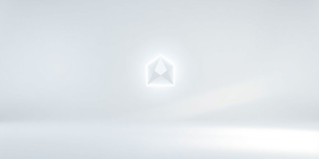 Clean website interface, soft glow, subtle animations, spacious layout.