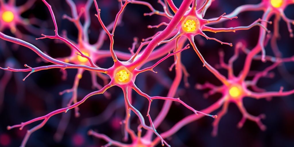 Colorful neurons with dopamine receptors