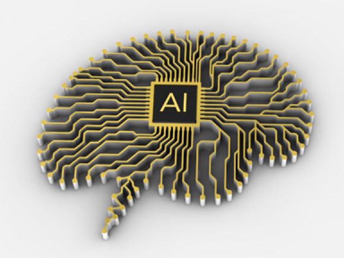 futuristic AI technology