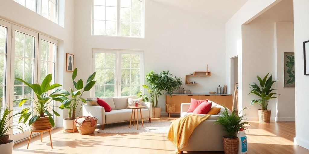 Bright, clean home interior free from mold.