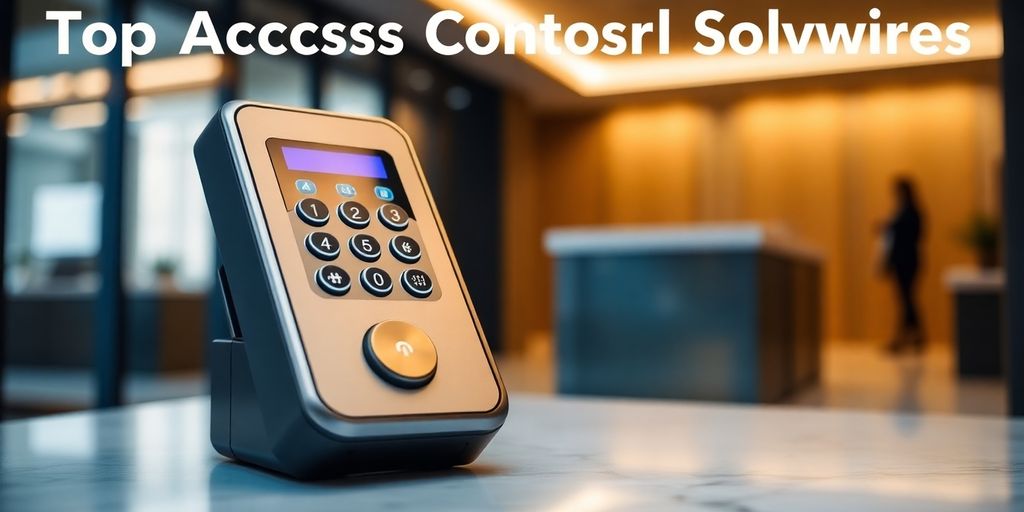 دستگاه اکسس کنترل در یک سطح مدرن و روشن
