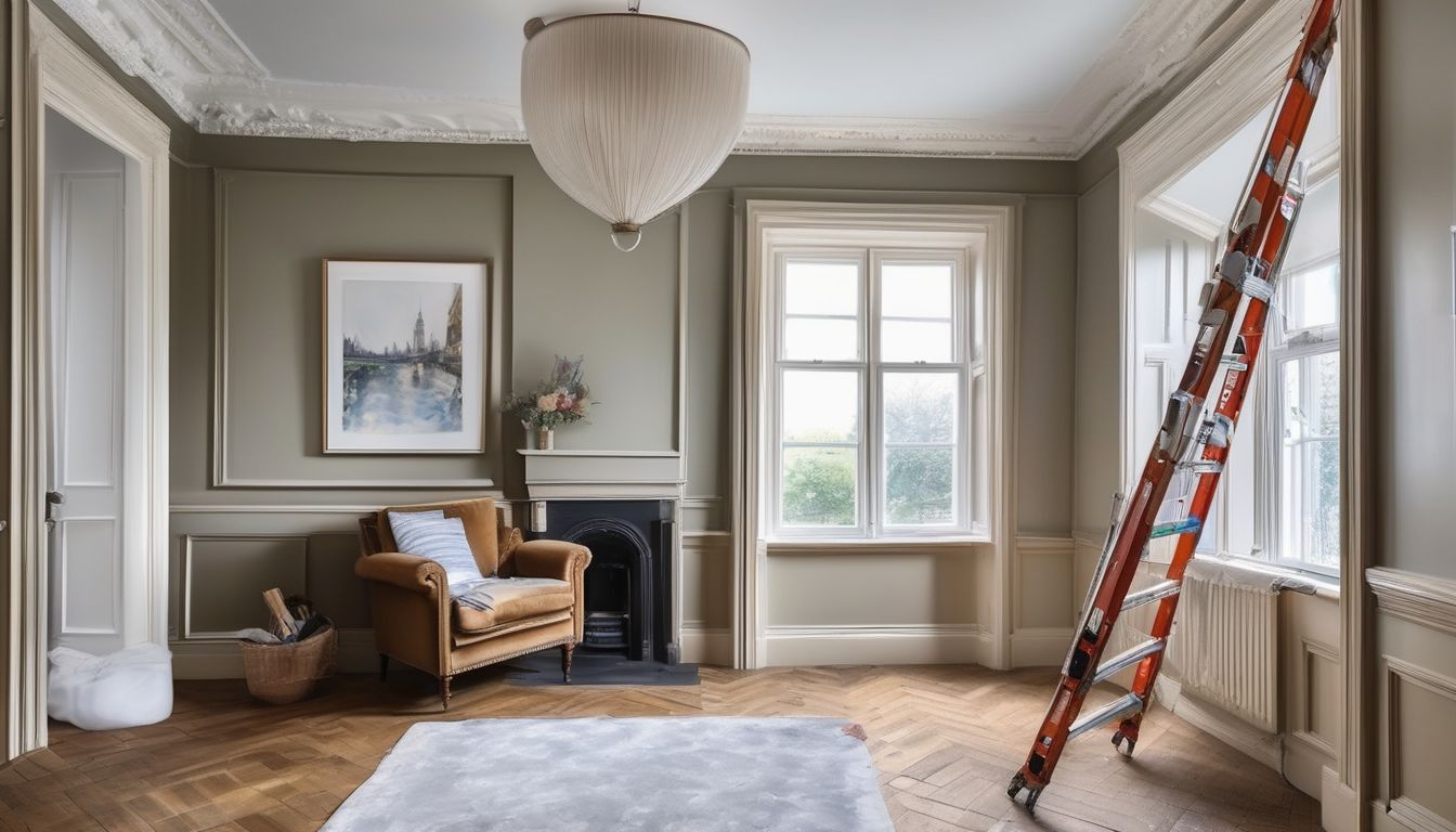 professional painter decorating London home