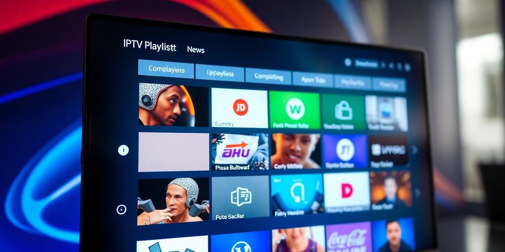 واجهة مستخدم لإدارة قوائم IPTV بشكل سهل