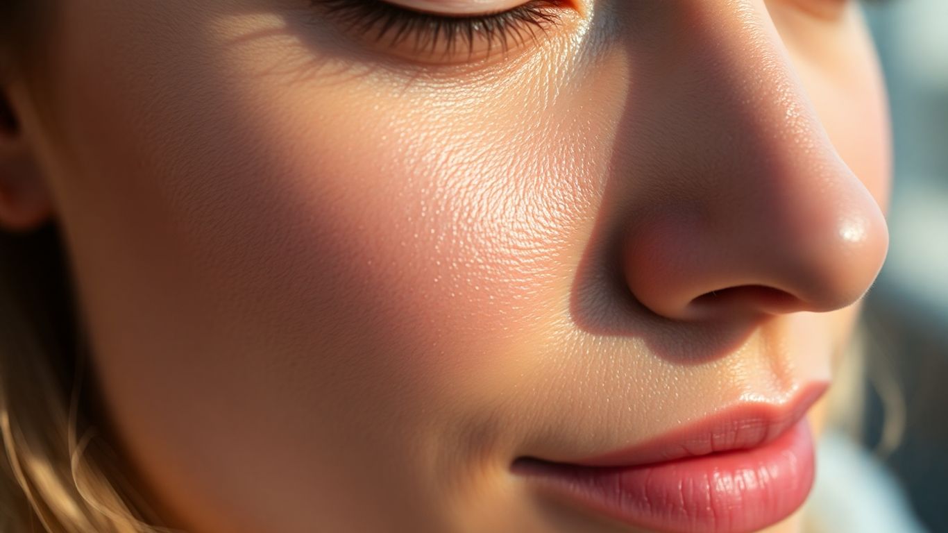 Radiant winter skin with dewy glow