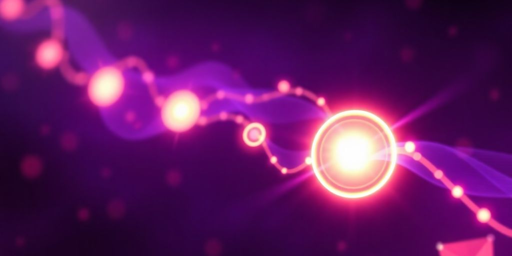 Nova bot interface with glowing points.