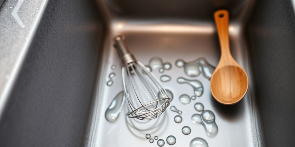 Close-up of a kitchen sink