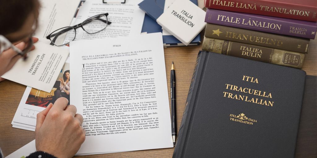 İtalyanca tercüme ofisi görüntüsü.