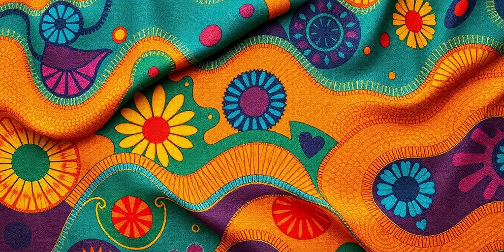 Unique brand story unfolds from intricate patterns.