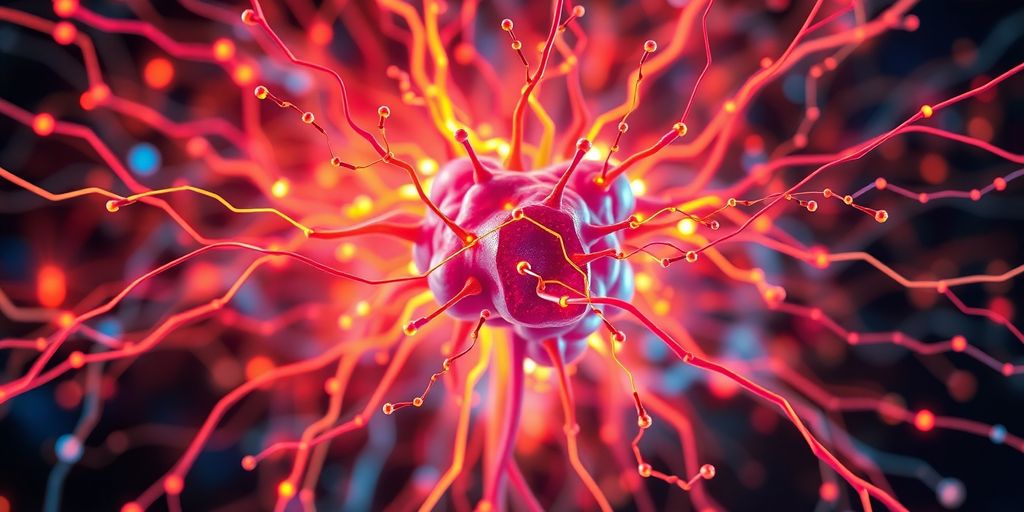 Grok AI neural network visualization.