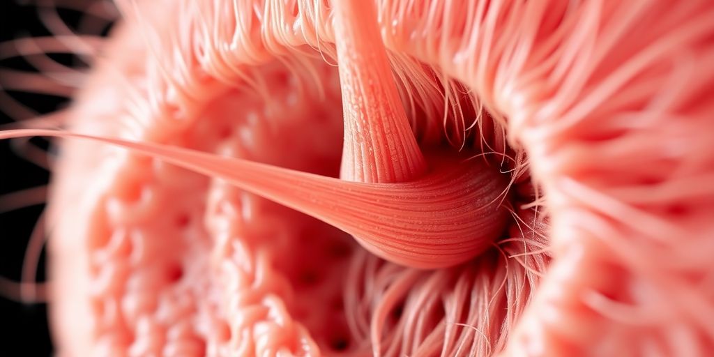 Hair follicle anagen phase.