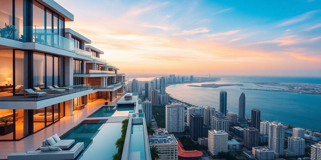 Luxury real estate ideal for digital nomads in vibrant cities.