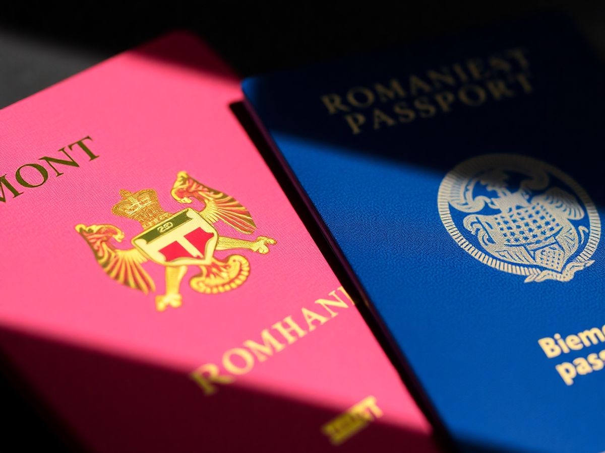 Pașaport românesc și pașaport biometric pentru călătorii