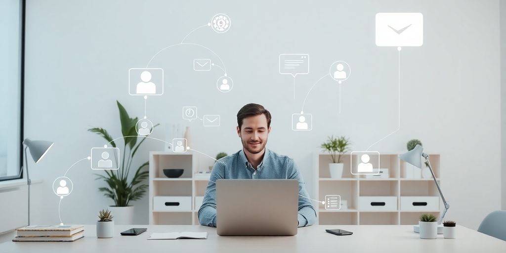 Automated customer follow-up process.