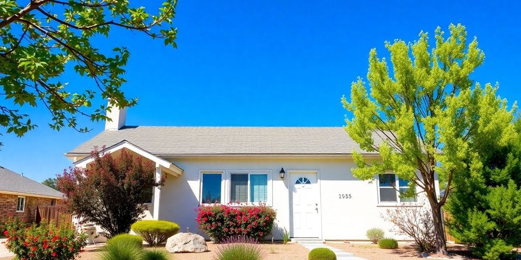 Charming house in Enterprise, NV with greenery.