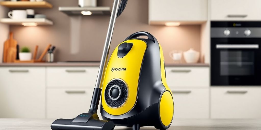 Kärcher VC 5 Staubsauger in moderner Küche.