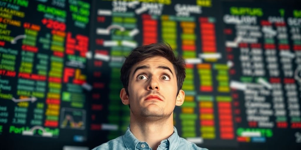 Confused bettor looking at a confusing sports statistic.