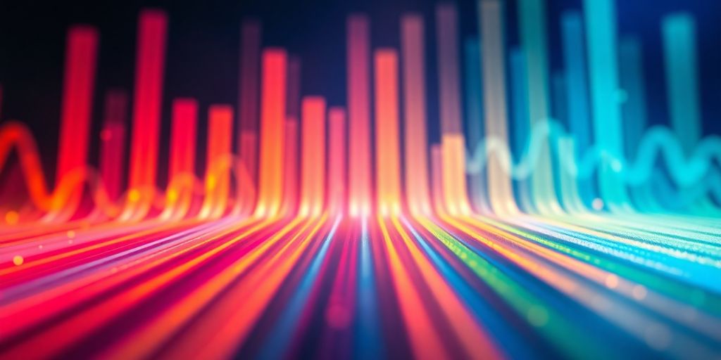 Podcast listener engagement with audio waves.