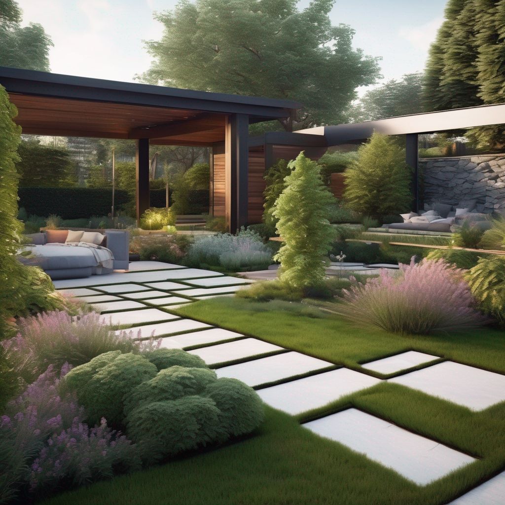 beautiful balanced landscape design garden architecture