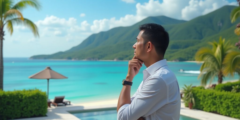 Foreign investor considering property investment in Samui.