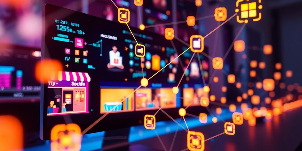 E-commerce technology powering online store growth.