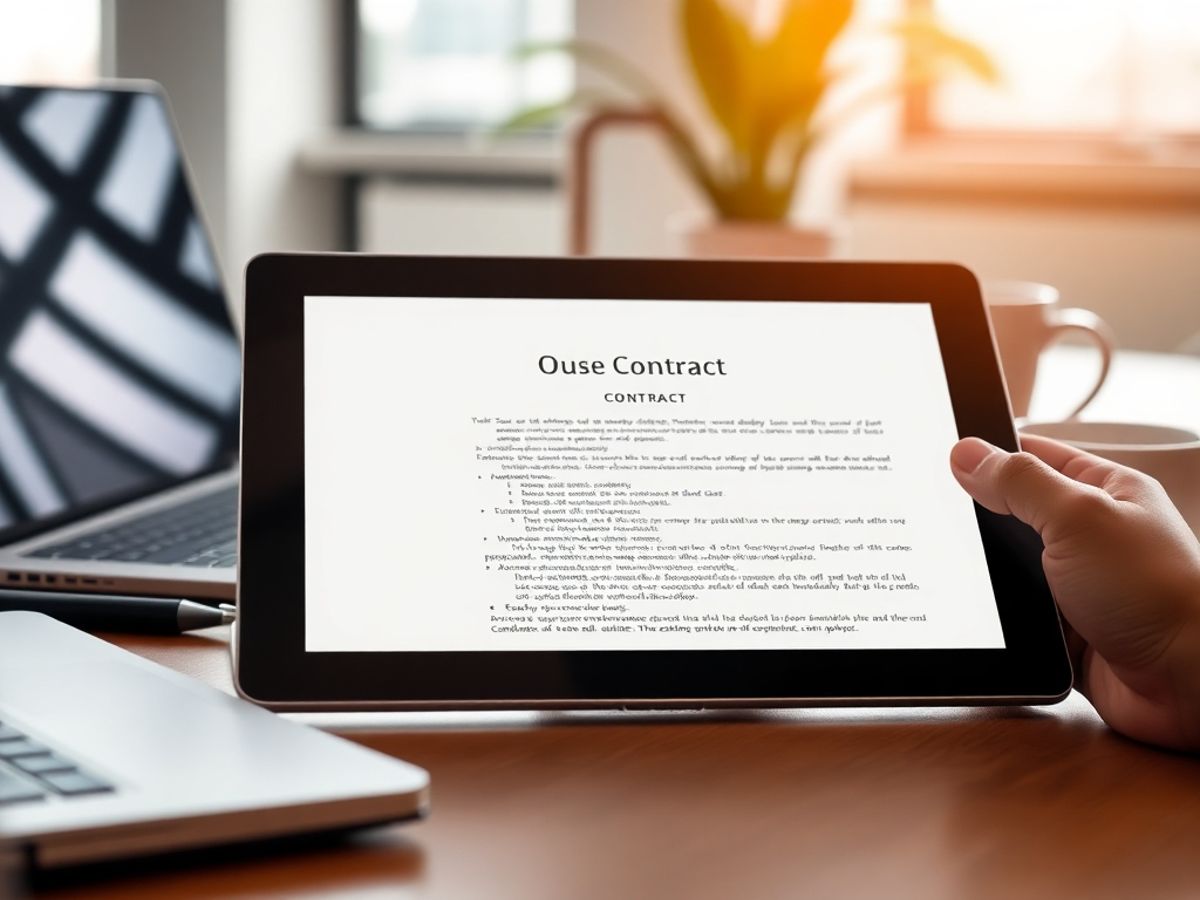 Tableta digitala intr-un birou modern