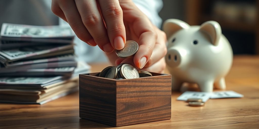 Pièces, billets et épargne sécurisée