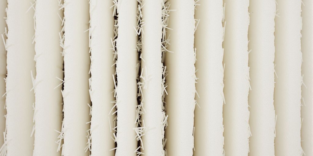 Clean HVAC air filter