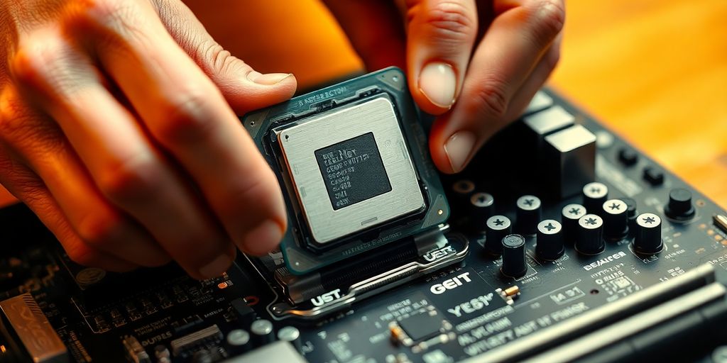 Cómo montar una pc. Manos y componentes.