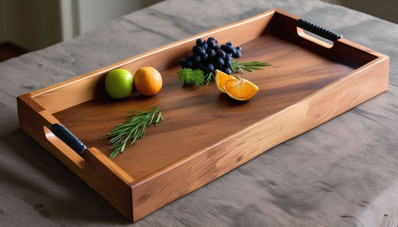 beginner woodworking project wooden serving tray