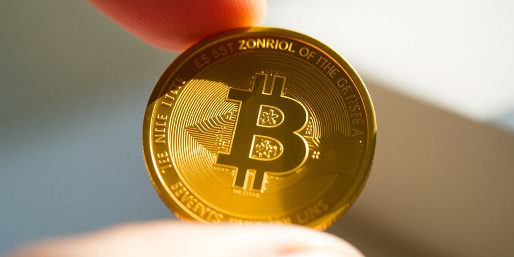 Pièce d'or examinée pour vérifier son authenticité.