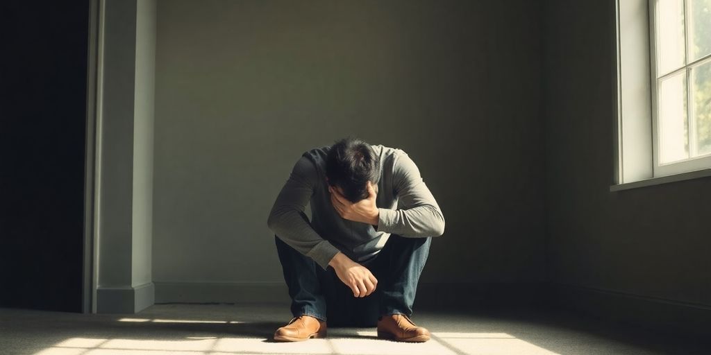 Top 7 Delayed Injury Symptoms After a Car Accident in Atlanta 2 Man looking distressed, head in hands.