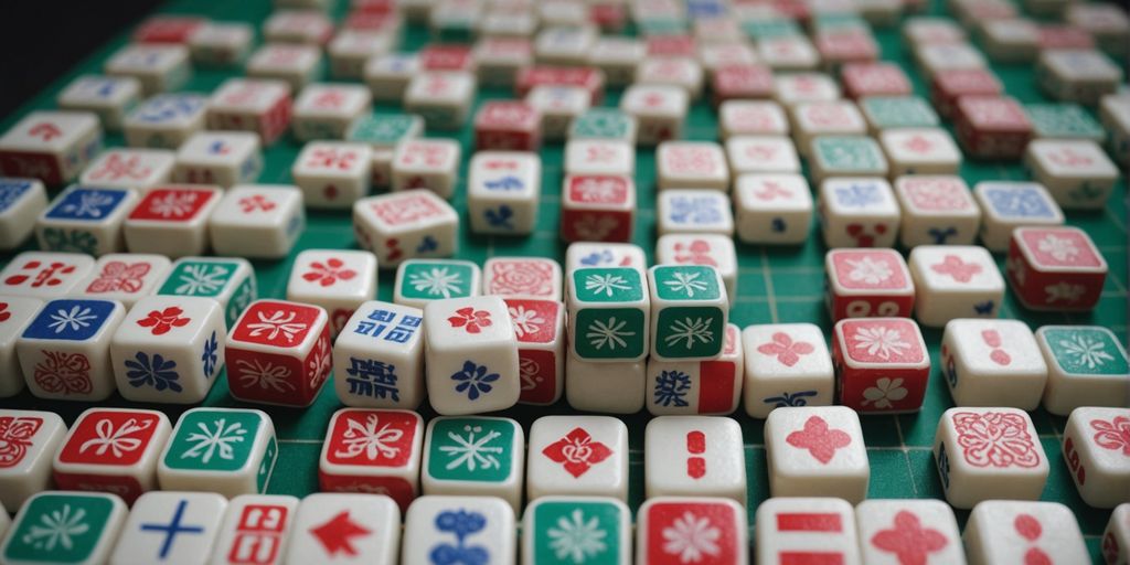Thumbnail of American Mahjong tiles in a grid.