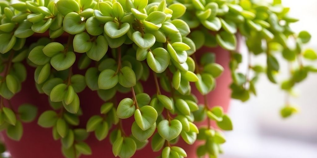 Planta suculenta colgante 