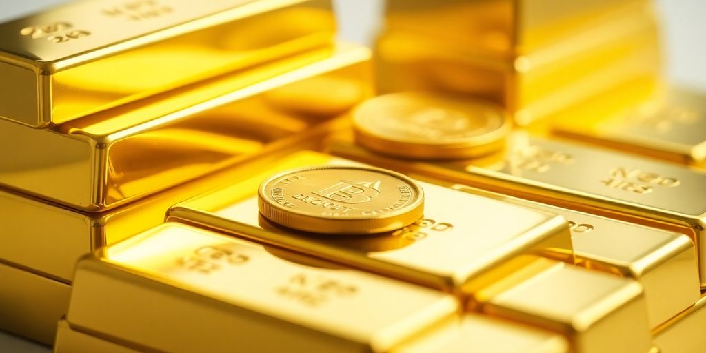 Lingots d'or et pièces d'or