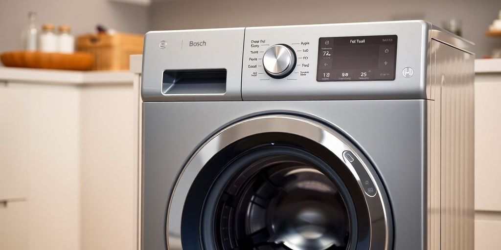 Bosch WGB244010 Waschmaschine in moderner Umgebung.