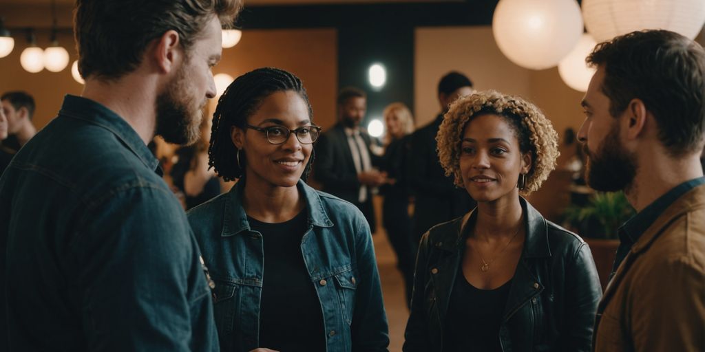 Group discussing polyamory and consent