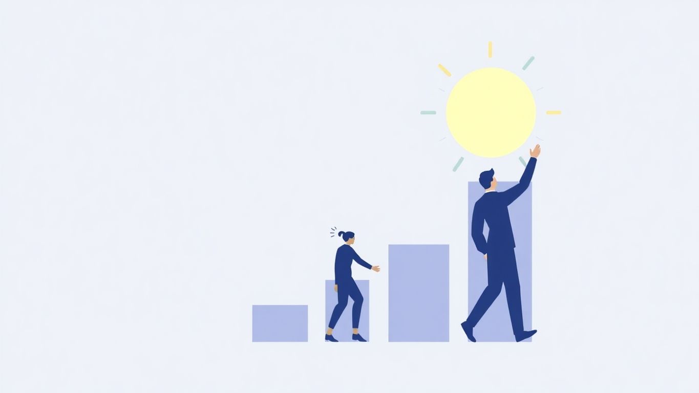 Illustrasjon av vekst gjennom markedsplanlegging.