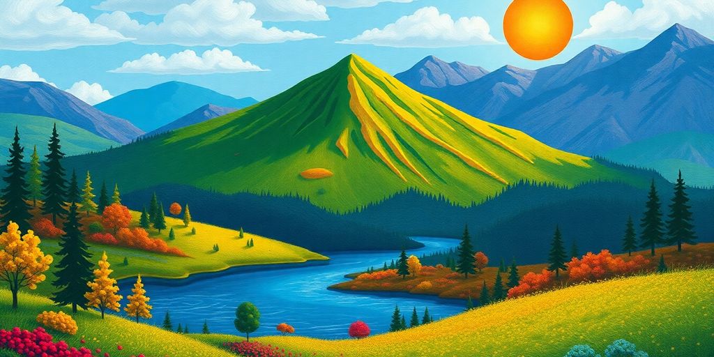 Indigenous landscape showcasing land and natural elements.