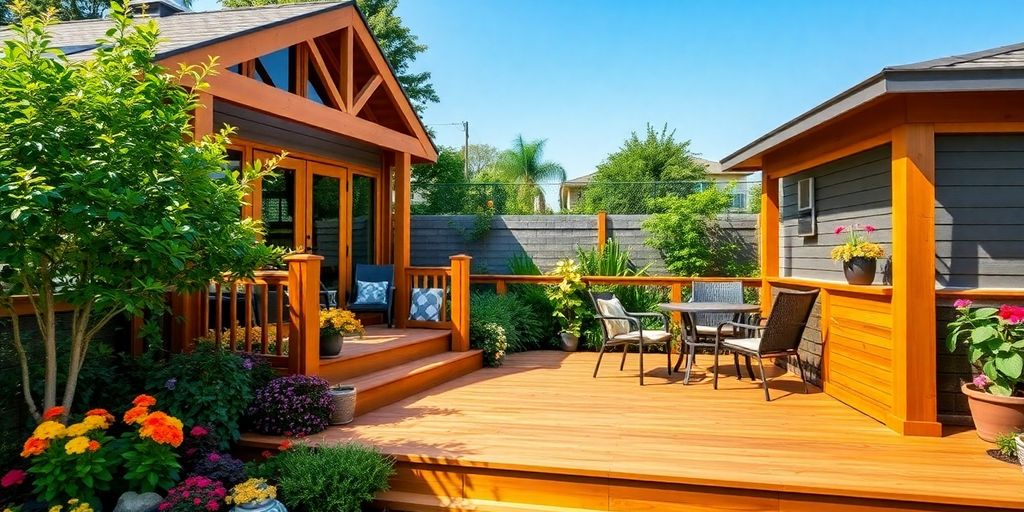 Descubra como usar decks de madeira no paisagismo externo com dicas e inspirações criativas para transformar seu espaço. Sua casa merece!