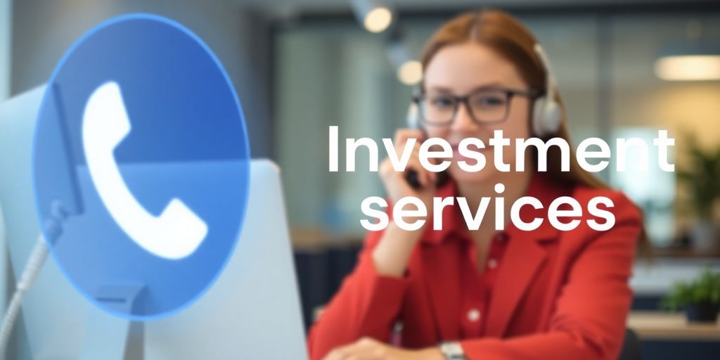 Fidelity phone icon and customer service representative.